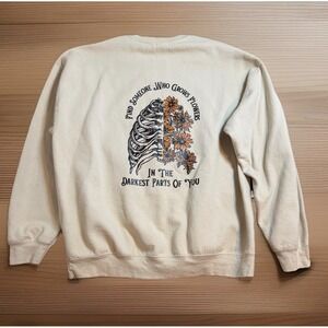 Zach Bryan Gildan HD Crewneck Sweatshirt XL Find Someone Who Grows Flowers